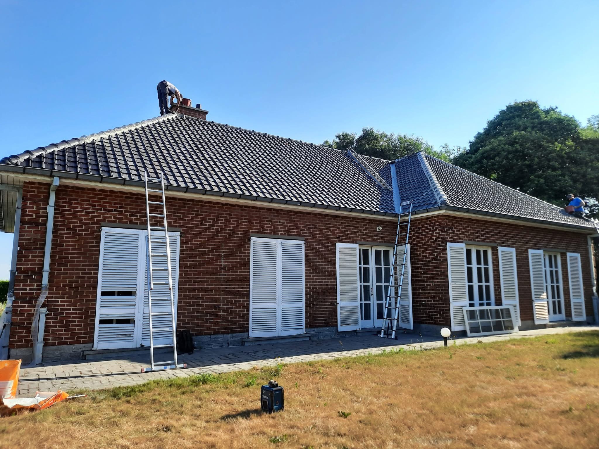 Chantier terminé : réfection complète d'une toiture