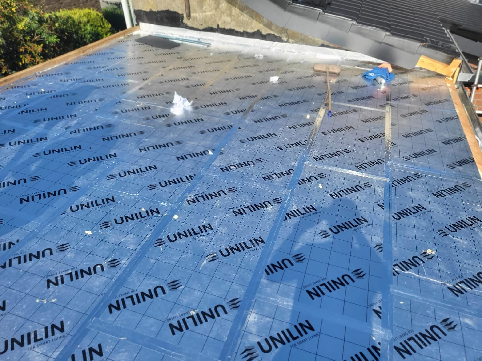Étanchéité d'une toiture plate en EPDM